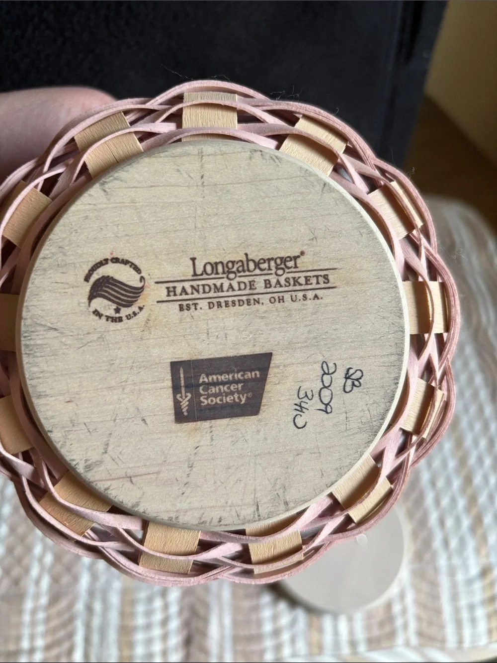 Longaberger includes basket